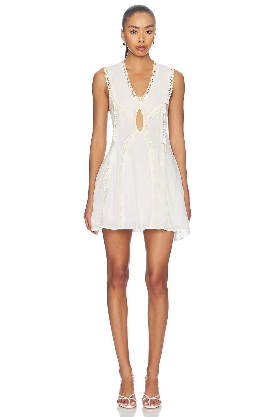 revolve Lace Cotton Dress