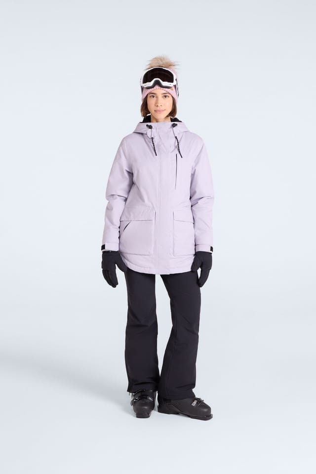 Animal Animal Women's 'Tignes' Waterproof Breathable Thermal Tested Warm Cosy Snow Jacket in Mauve - 2