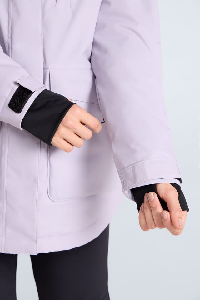 Animal Animal Women's 'Tignes' Waterproof Breathable Thermal Tested Warm Cosy Snow Jacket in Mauve - 3