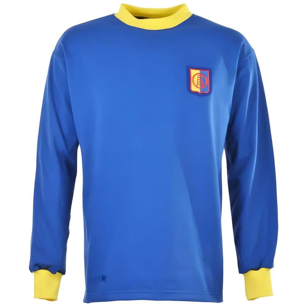 Hellas Verona Hellas Verona Men's Mens Retro Verona 1960s Football Shirt in Blue
