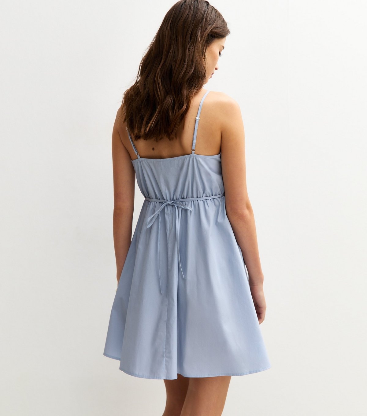 New Look Women's Light Blue Strappy Mini Dress New Look - 4