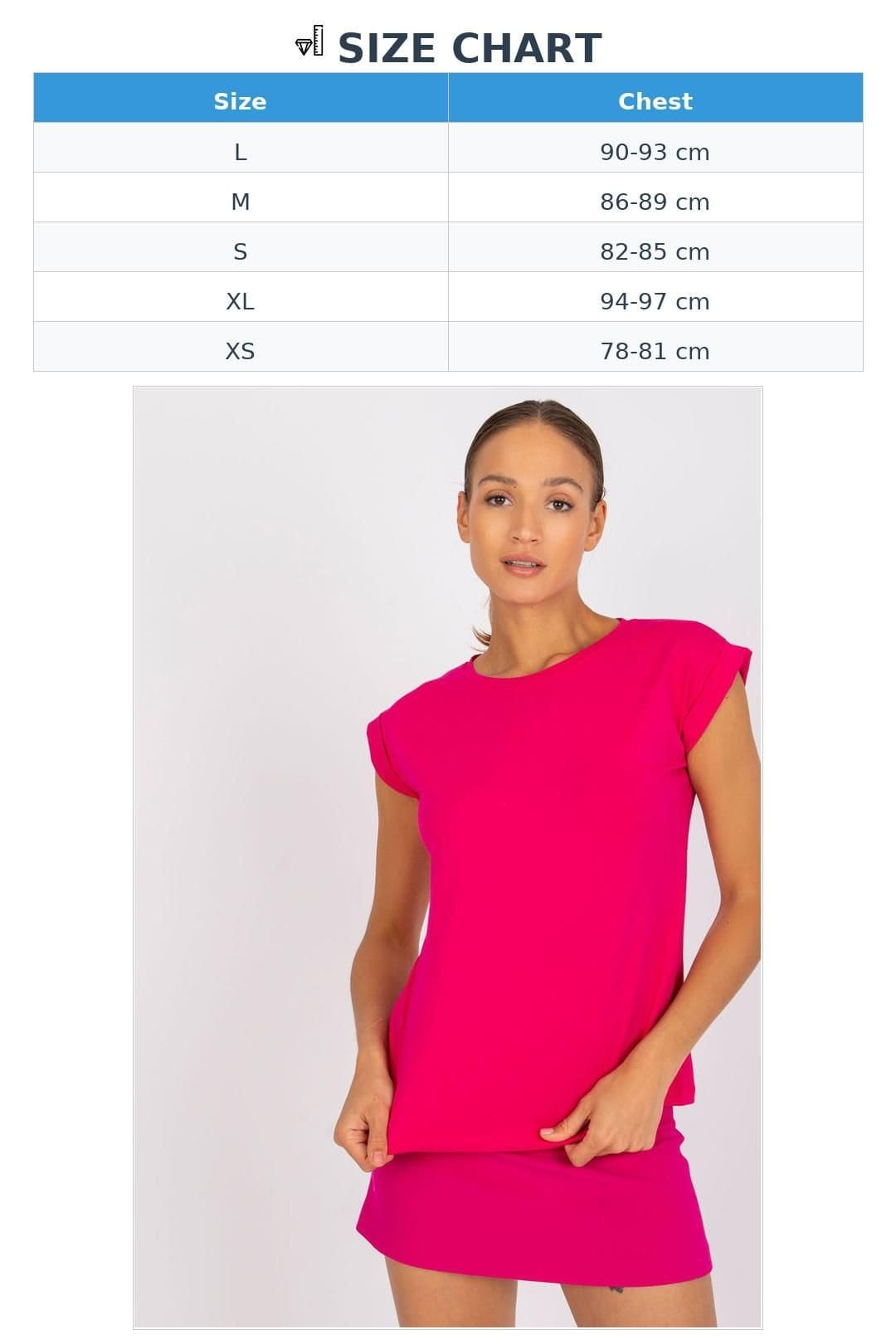 Love Lace Love Lace Women's Straight Cut Short Sleeve T-Shirt Style 168468 in Pink - 4