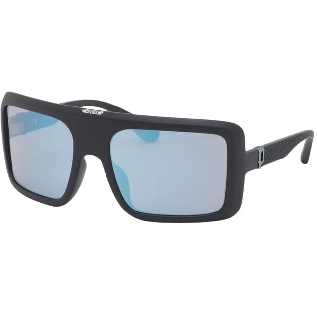 Police Police Men's Full Rim Square Frame Matte Black Sunglasses - 2