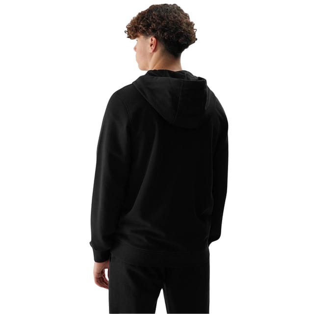 4F 4F Men's WSS24TSWSM0951 Full Zip Hoodie in Black - 2