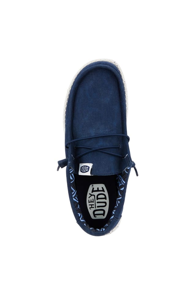 Hey Dude HEY DUDE Men's Wally Stretch Canvas Navy - 2