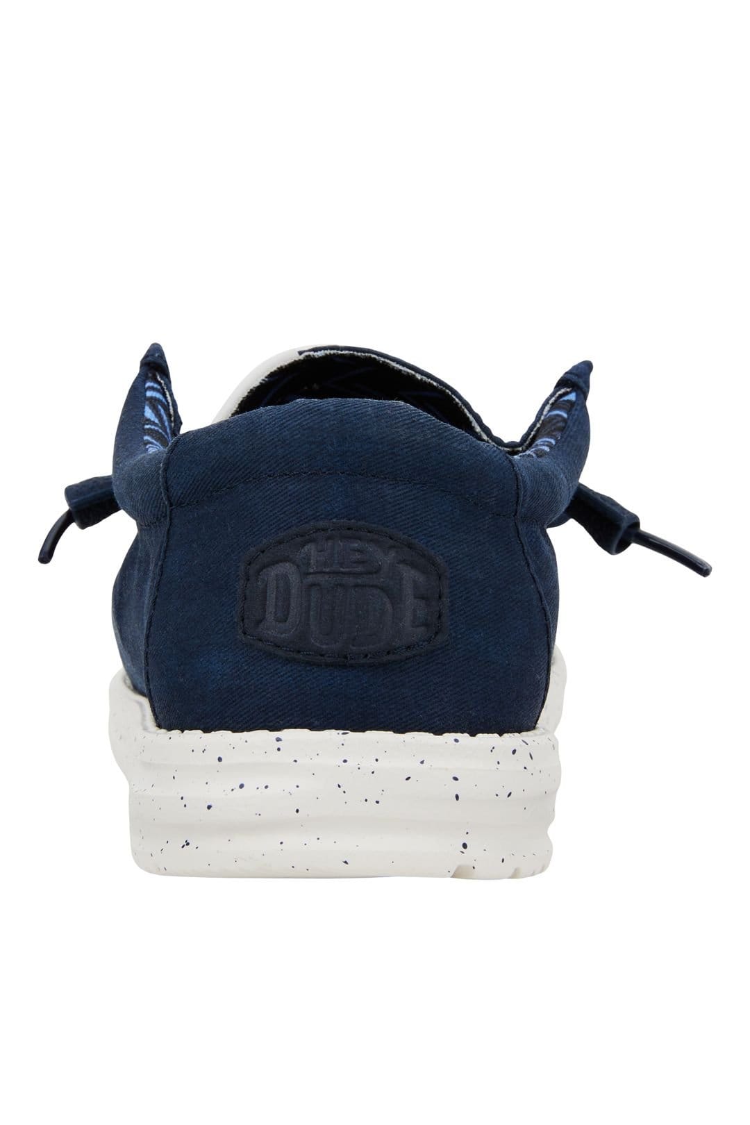 Hey Dude HEY DUDE Men's Wally Stretch Canvas Navy - 4