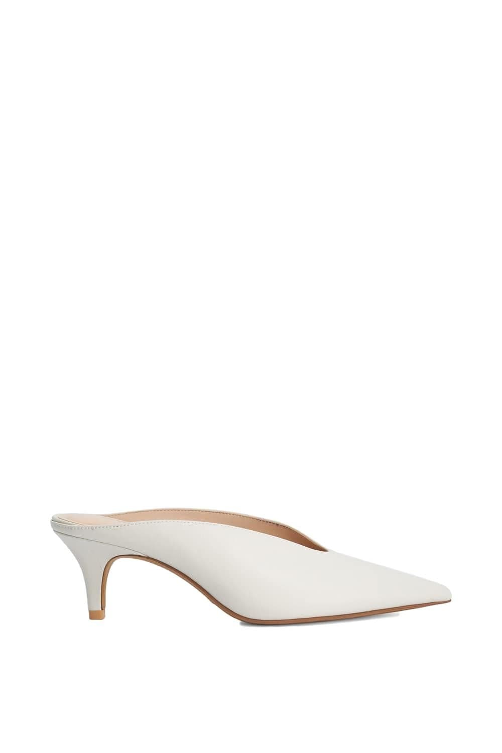 Dune London Dune London Women's 'Decisive' Leather Mules in Natural