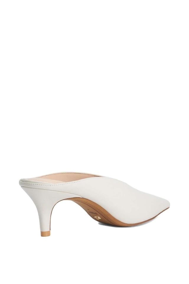 Dune London Dune London Women's 'Decisive' Leather Mules in Natural - 3