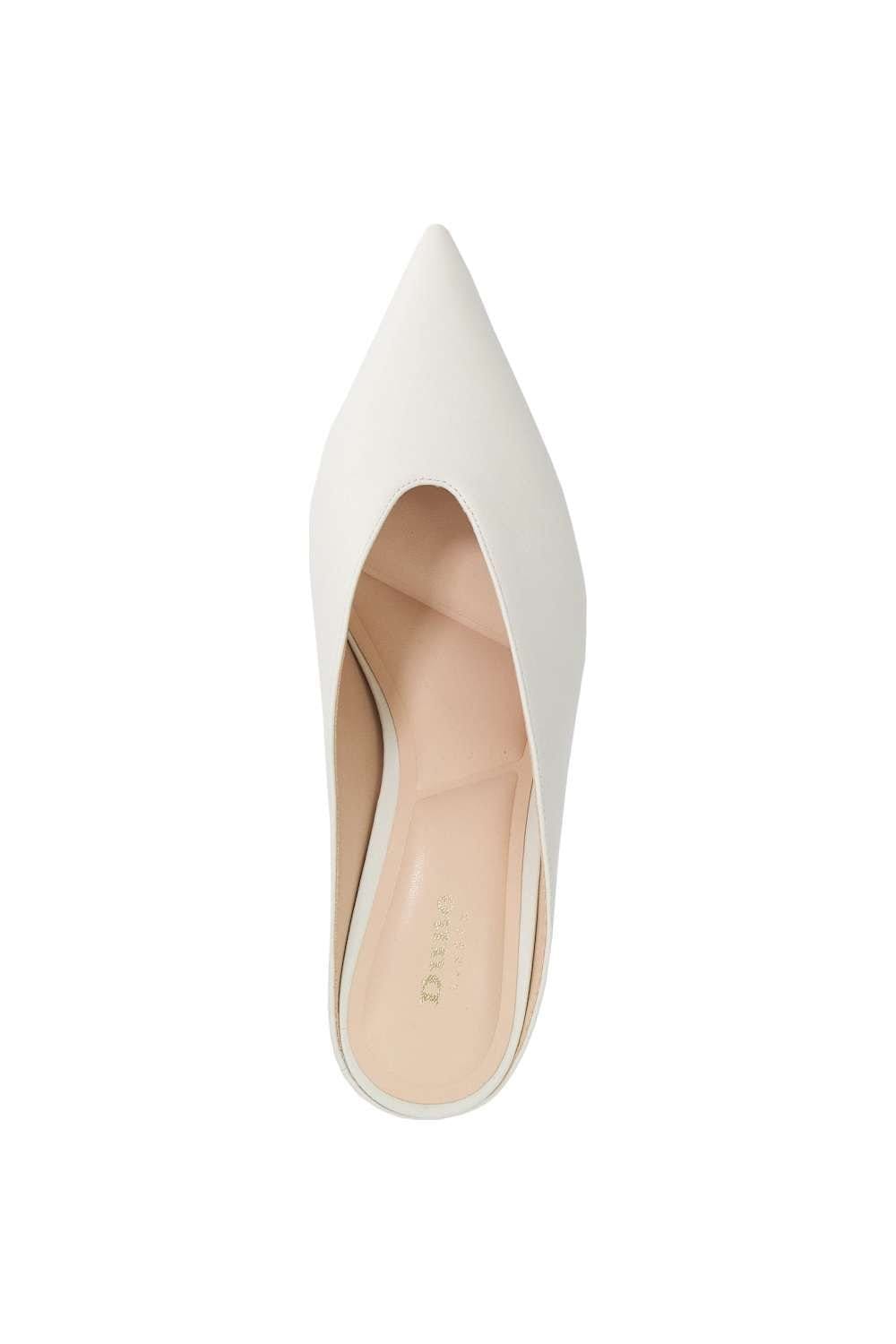 Dune London Dune London Women's 'Decisive' Leather Mules in Natural - 4