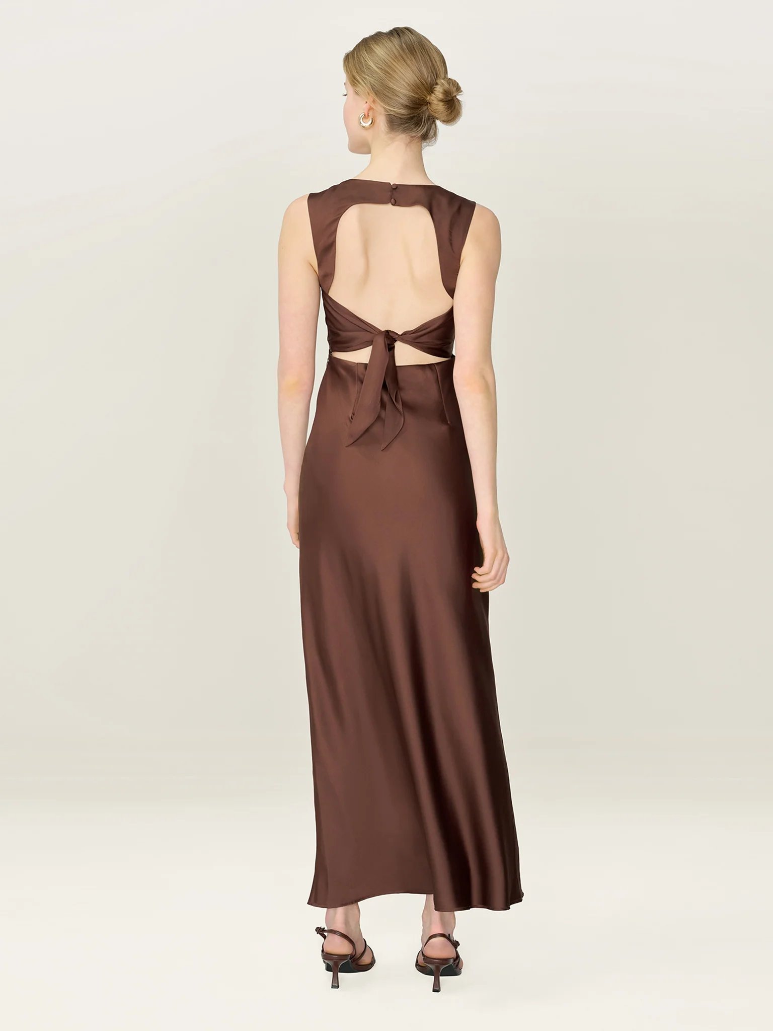 OMNES Nova Dress in Chocolate - 4