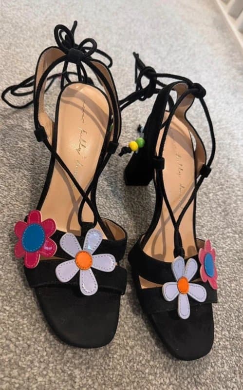 Never Fully Dressed Never Fully Dressed Flower Heels
