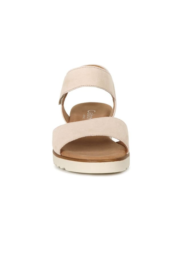 Gabor Gabor Women's 'Raynor' Low Wedge Sandals in Light Beige - 3