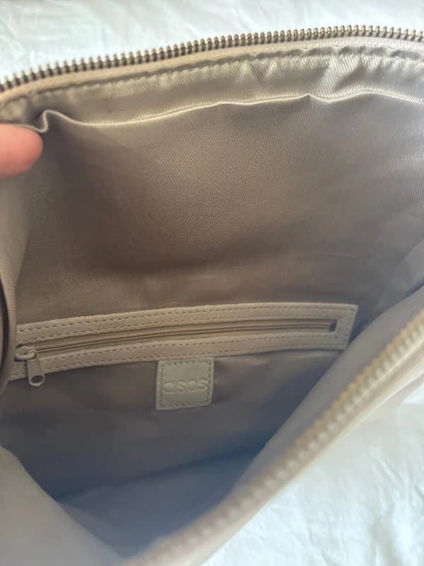 ASOS ASOS real leather clutch