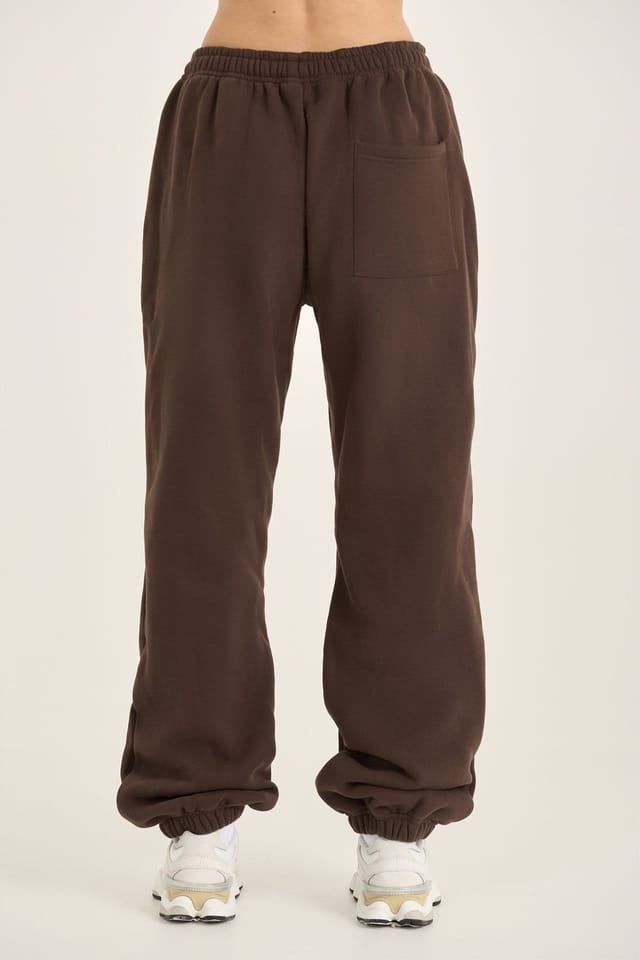 Loom Archives Loom Archives Women's LOOM Cuffed Leg Jogger in Chocolate - 3