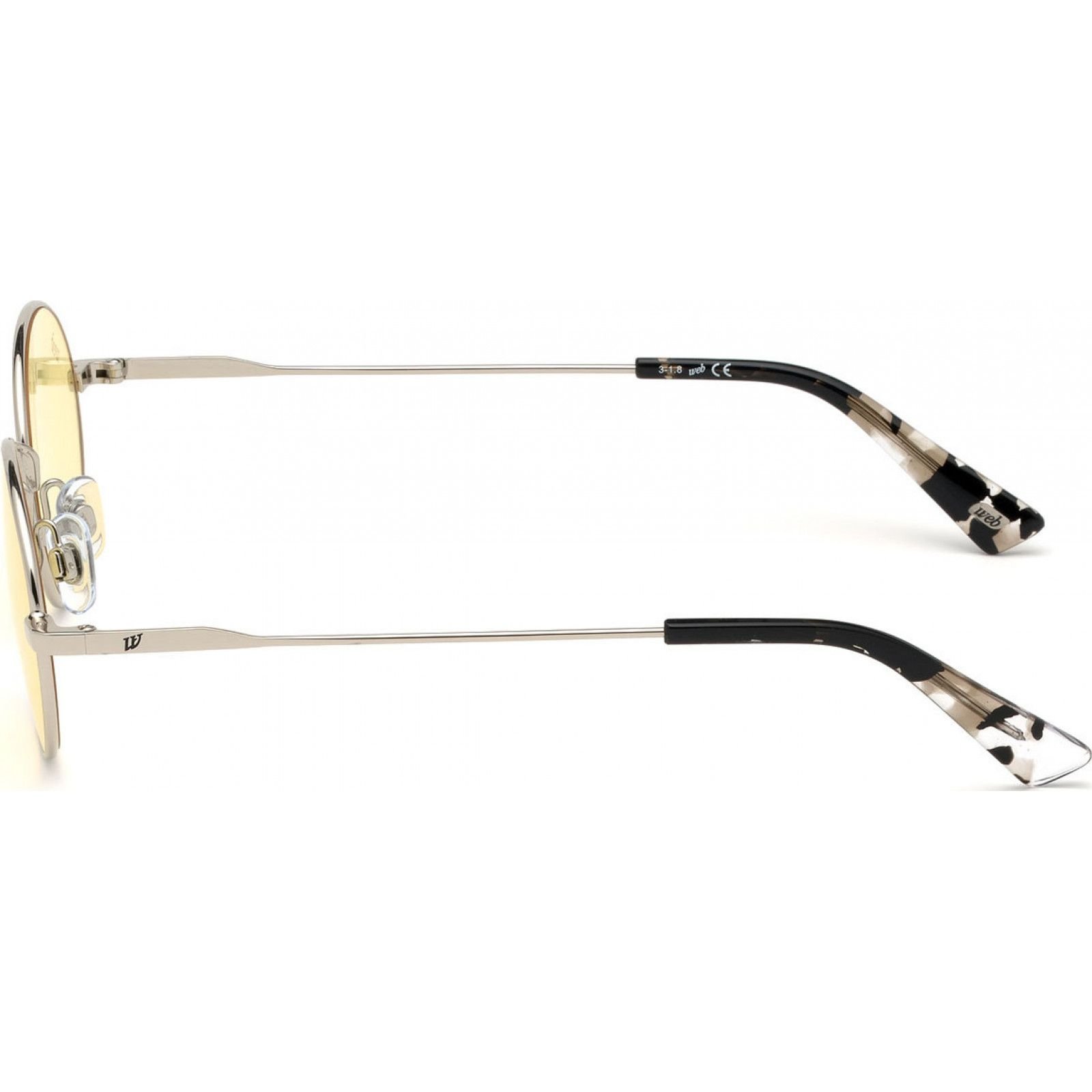 Web Eyewear Web Eyewear Women's WE0255-16E Sunglasses in Yellow - 2