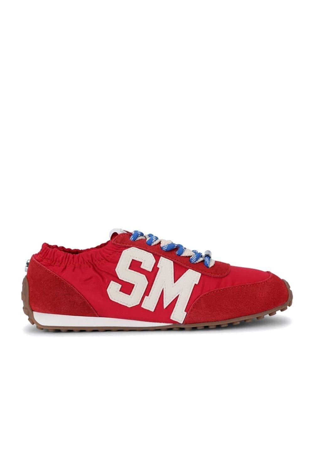 Steve Madden STEVE MADDEN Women's 'Cashbox Red Suede' Suede Trainers