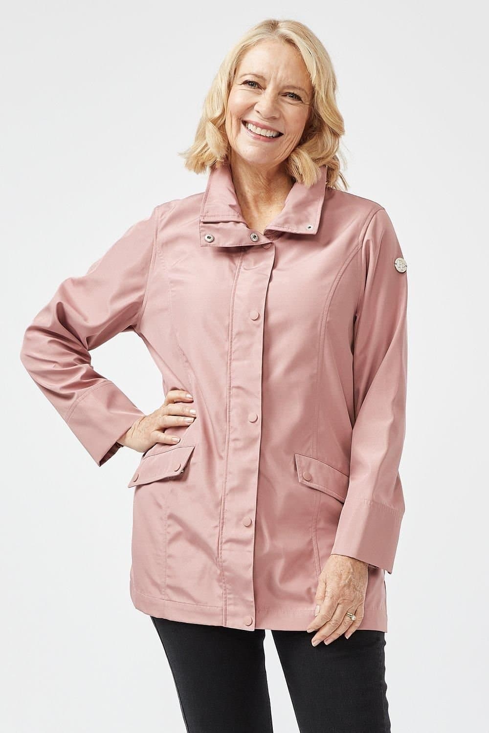 Penny Plain Penny Plain Women's Raincoat in Pink