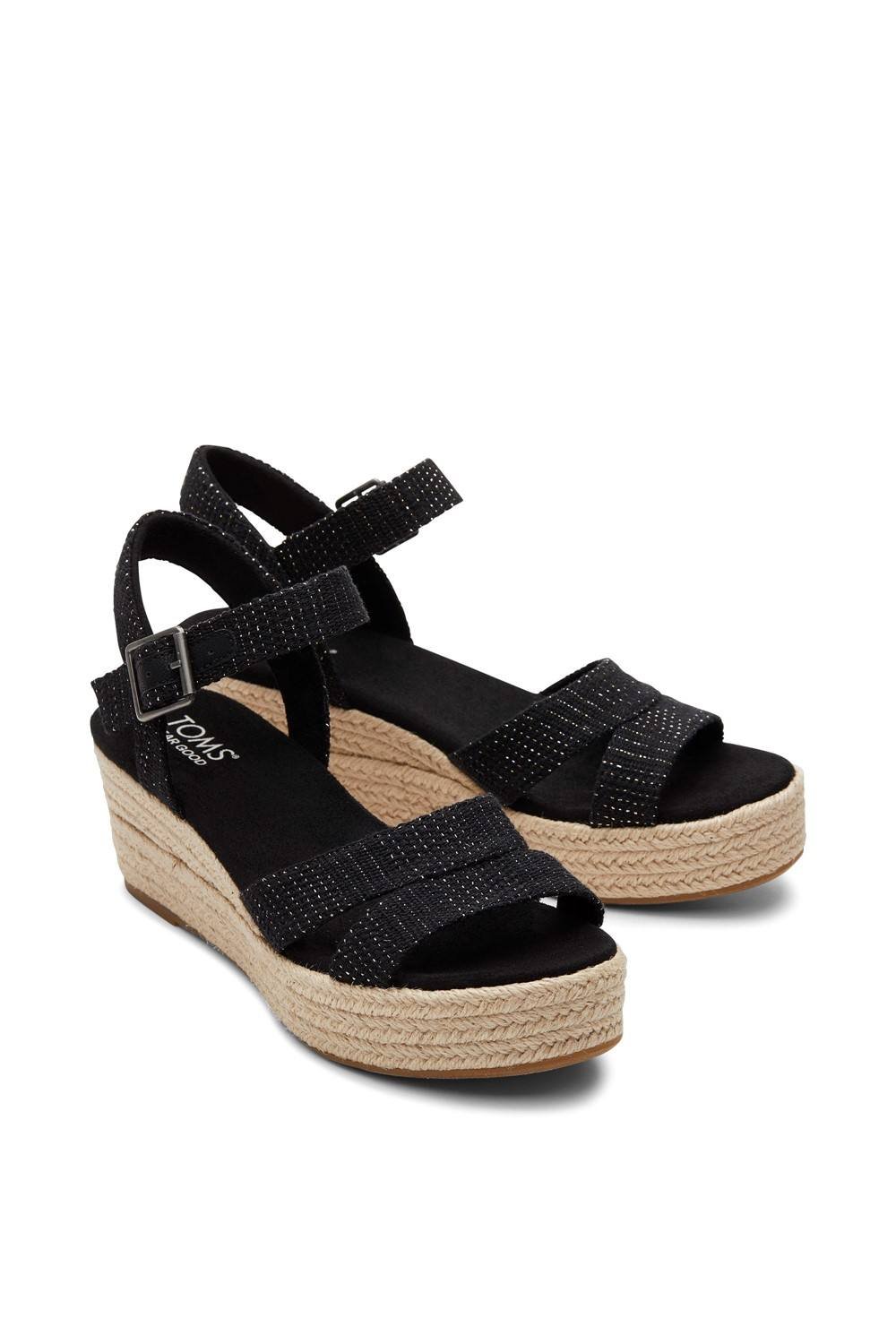 TOMS TOMS Women's Audrey Espadrille in Black - 4