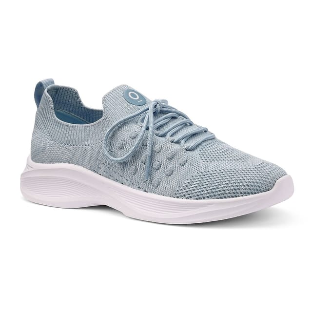 Hotter Hotter Women's 'Defy' Slip-On Trainer in Light Blue - 2
