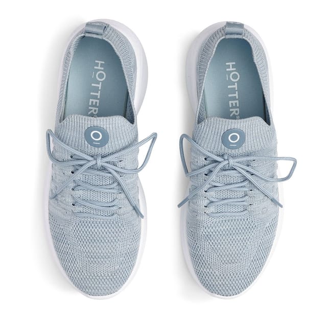 Hotter Hotter Women's 'Defy' Slip-On Trainer in Light Blue - 3