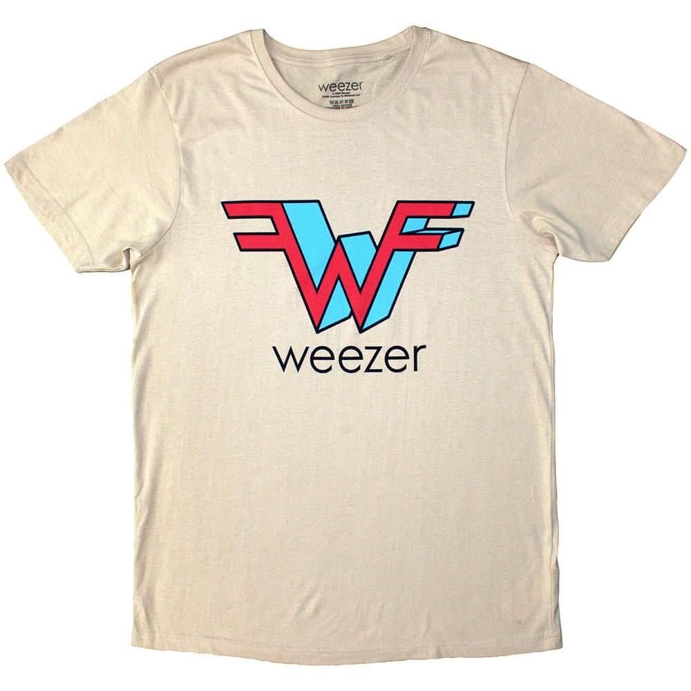 Weezer Weezer Men's Logo T-Shirt in Light Sand