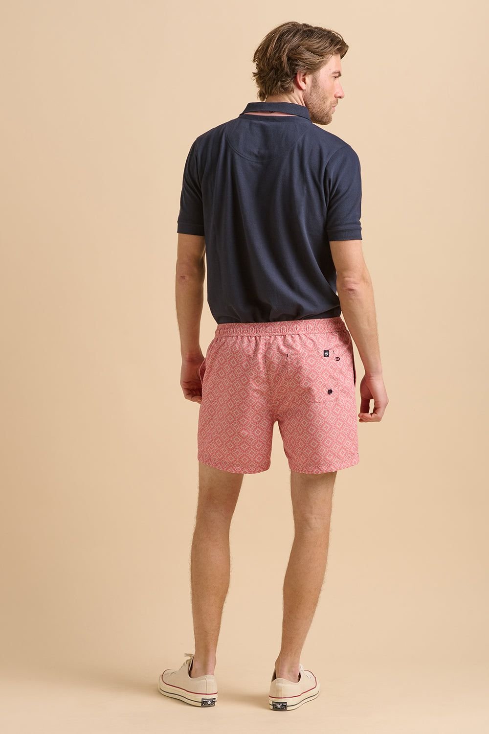 Brakeburn Brakeburn Men's Pink Tile Swimshort - 2