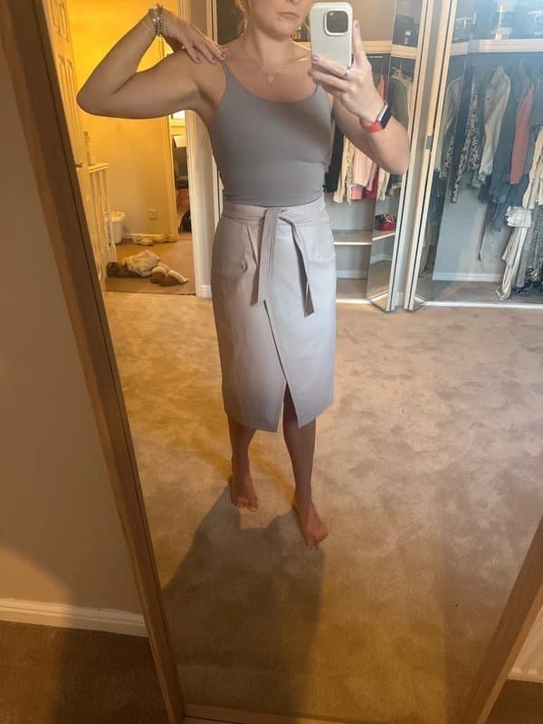 New Look Dusky pink skirt