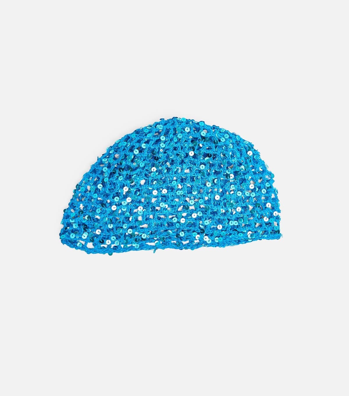 Public Desire Bright Blue Sequin Crochet Hat Public Desire New Look