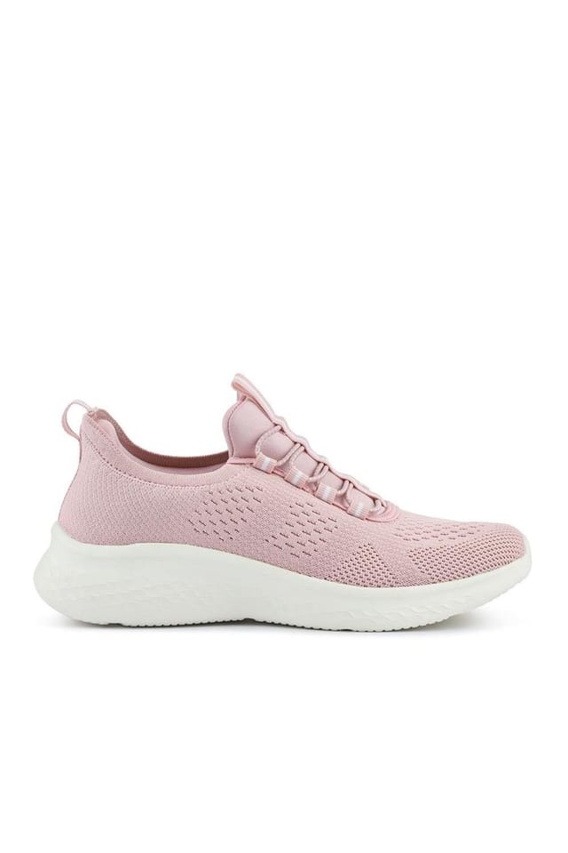 Pavers Pavers Women's Wide Fit Easy Step In Bungee Lace Trainers in Pink - 2