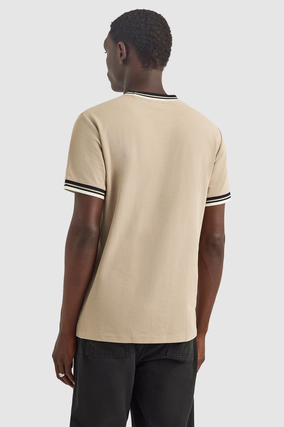 Nautica Nautica Men's Seaton T-Shirt in Beige - 4