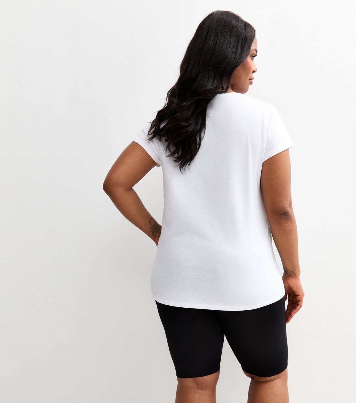 New Look Women's Plus Size White NYC Slogan Print T-Shirt Curves New Look - 4