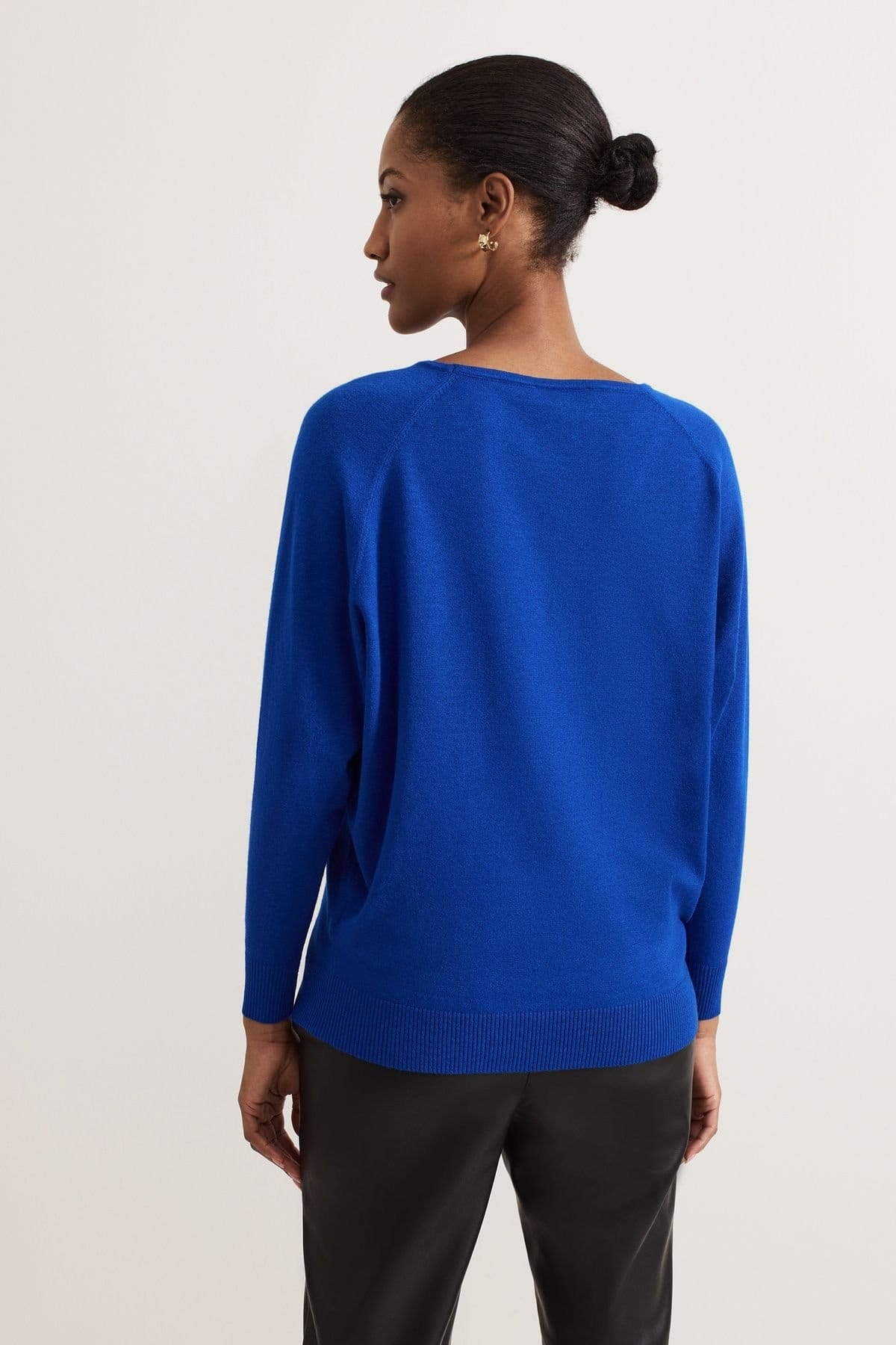 Phase Eight Phase Eight Women's Senita Fine Knit Jumper in Cobalt - 4