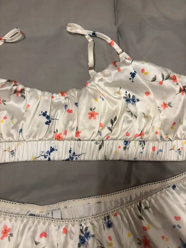 ASOS ASOS. Floral satin co ord set