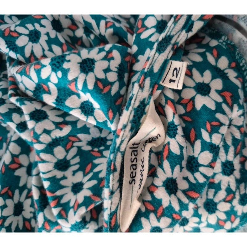 Seasalt Cornwall Seasalt Cornwall ditsy daisy Rivierra II womens midi dress UK size 12