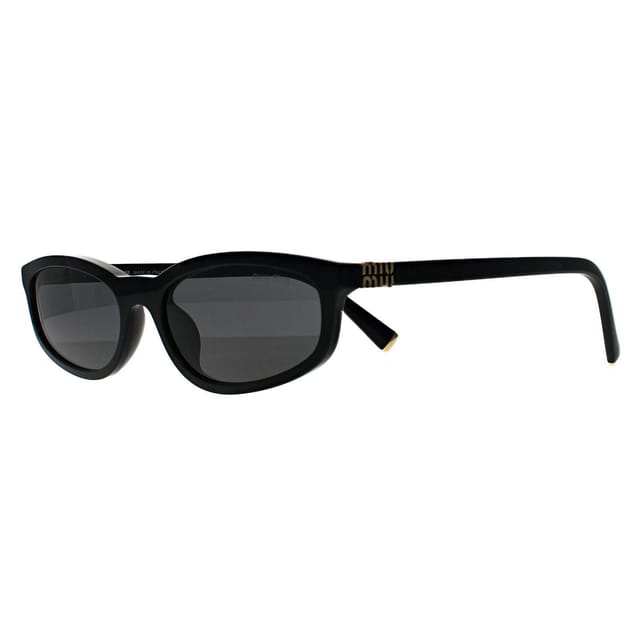 Miu Miu Miu Miu Women's Oval Black Dark Grey MUA06S - 2
