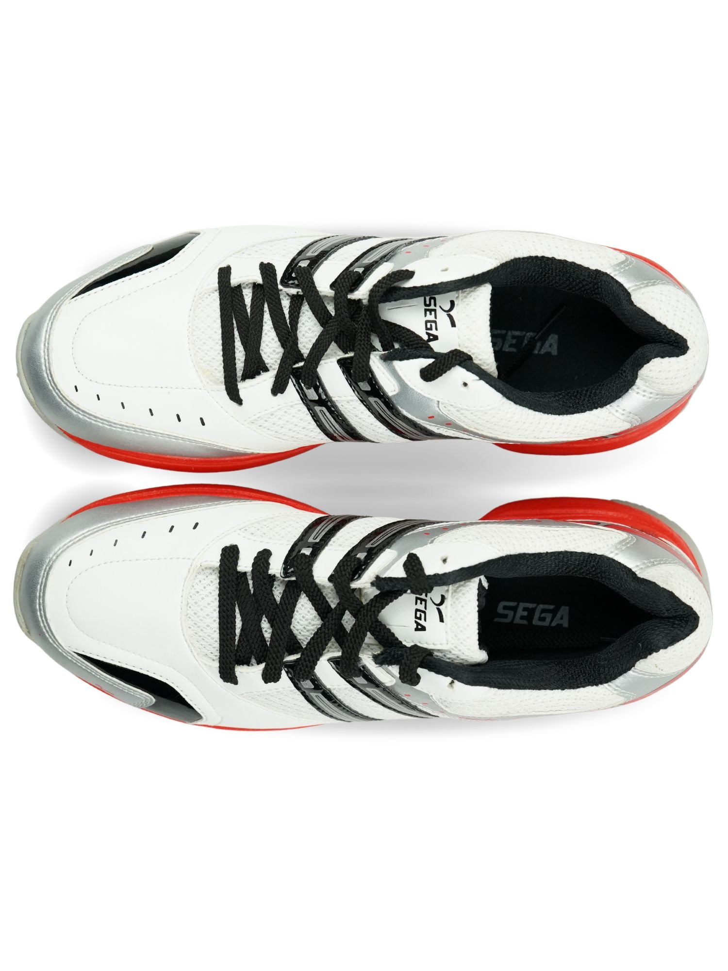 QUIVE QUIVE Glide Men's Cricket Shoes Sports Training Sneakers in Red - 4