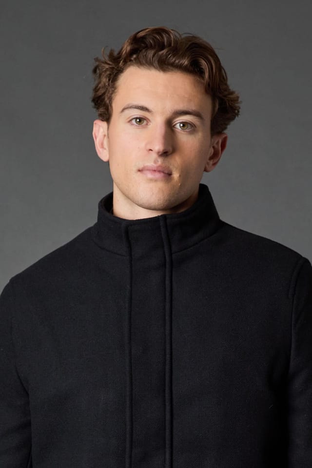 Burton Burton Men's Black Signature Funnel Neck Wool Blend Coat With Insert - 2