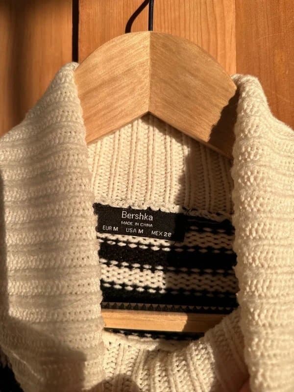 Bershka Bershka B&W striped knit