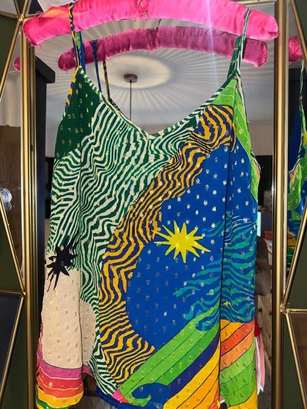 Never Fully Dressed NFD Xylophone Vibrant RARE Cami Top Size 14 NEW