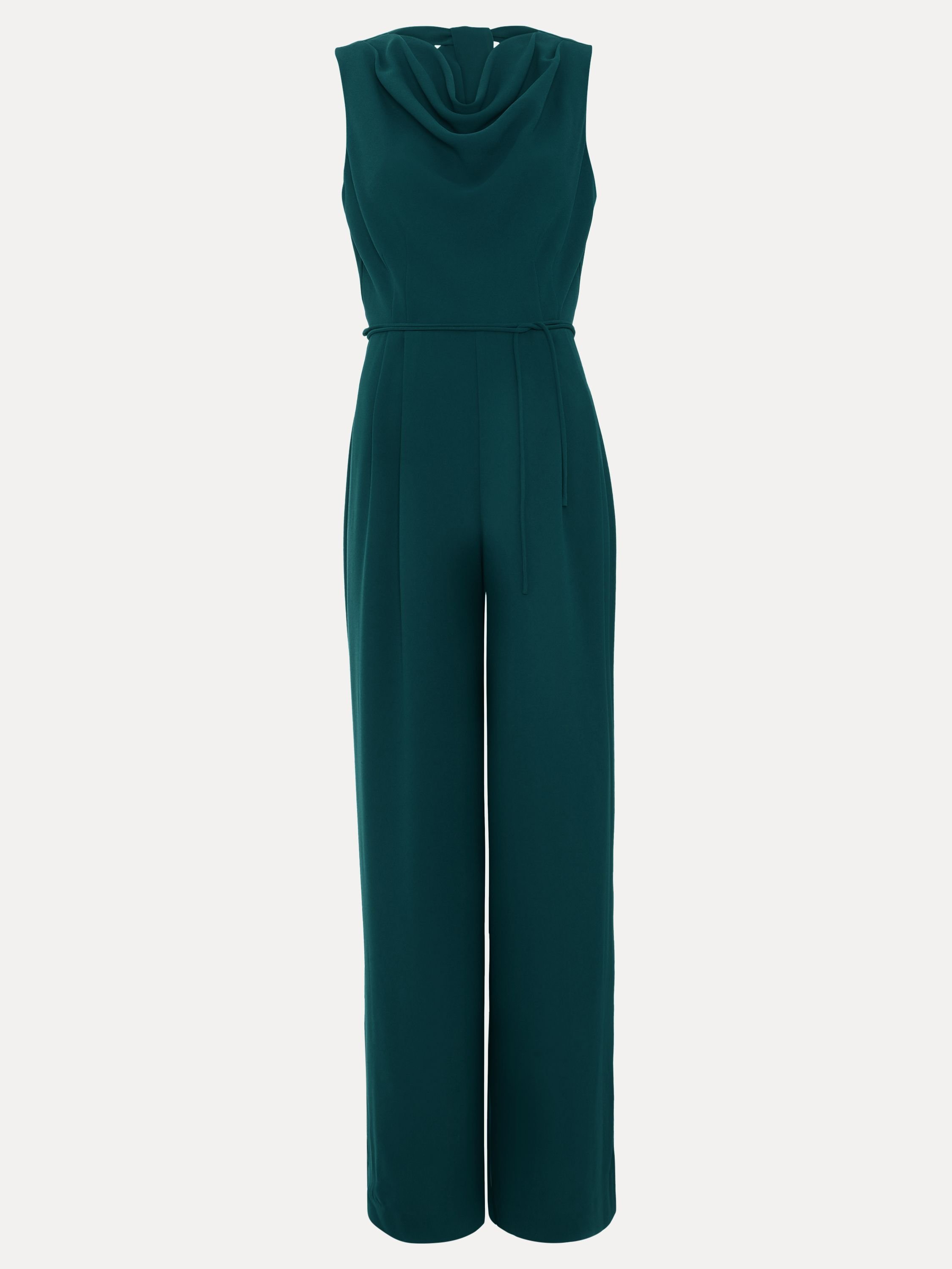 Phase Eight Phase Eight Women's Monique Cowl Neck Wide Leg Jumpsuit in Teal - 2