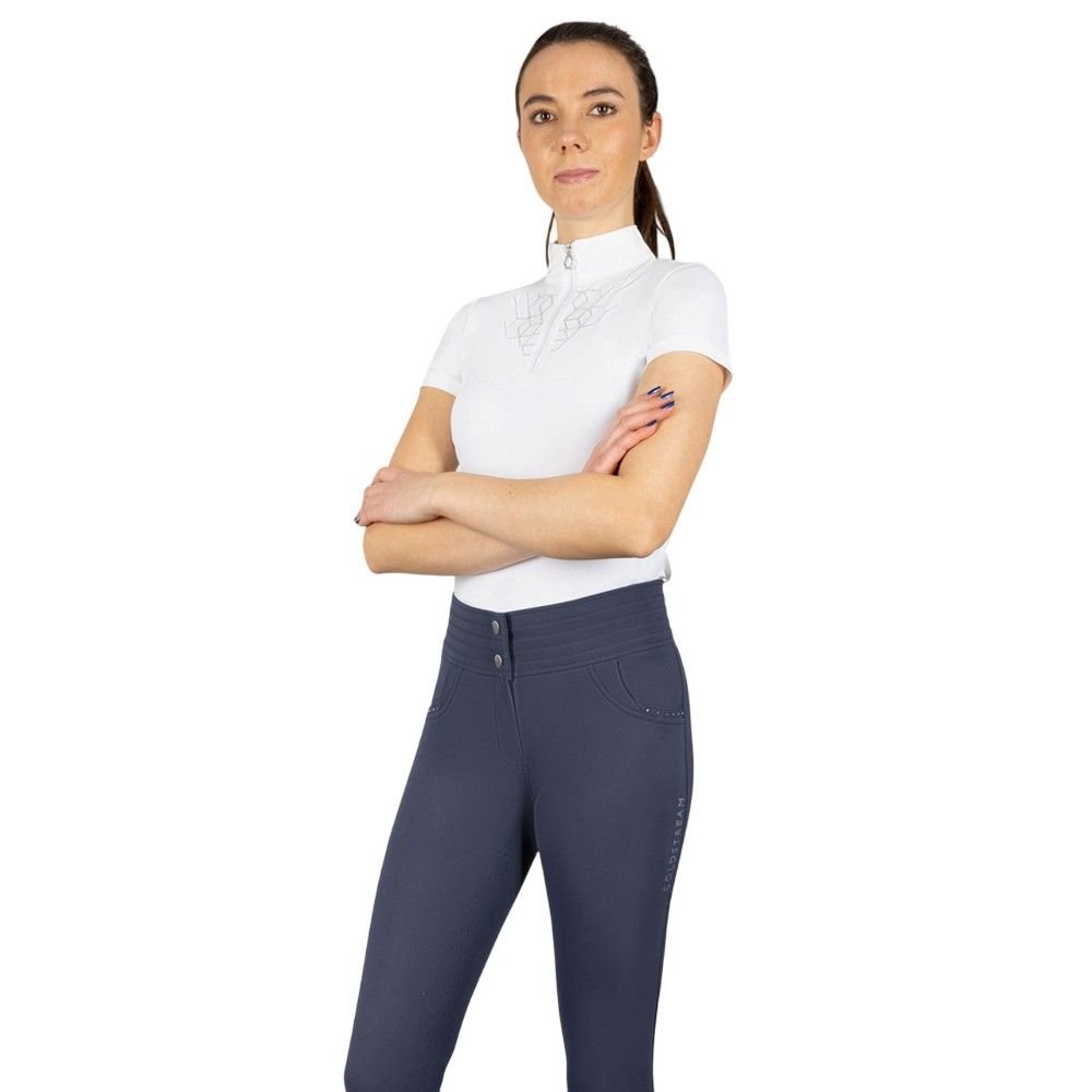 Coldstream Coldstream Women's Fenham Diamante Breeches in Navy - 4