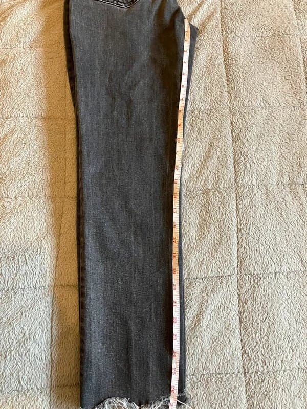 Topshop Topshop MOTO Grey Straight Leg Jeans W28 | Now 26" Inside Leg (Cropped/Petite)
