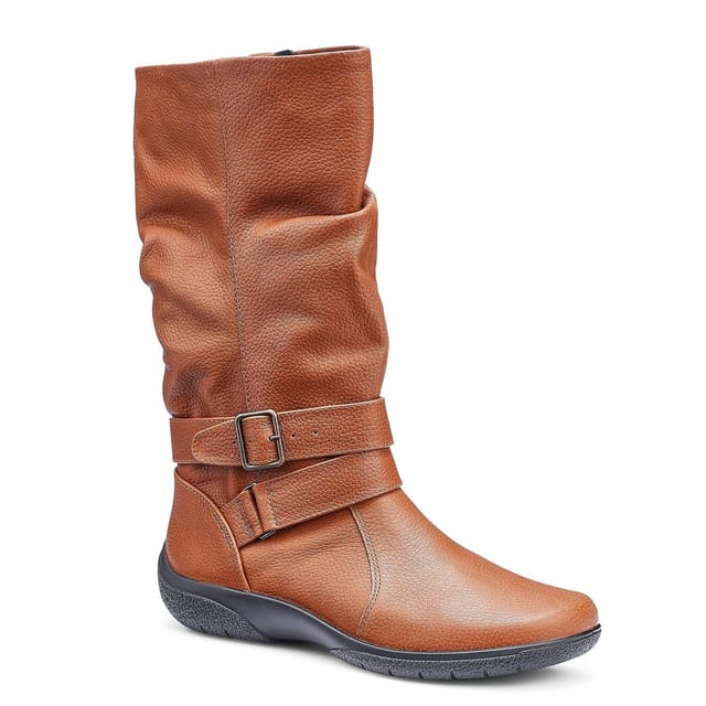 Hotter Hotter Women's Extra Wide 'Ballinderry' Boots in Tan - 2