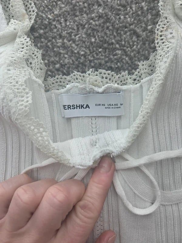 Bershka Berksha knit style crop top xs