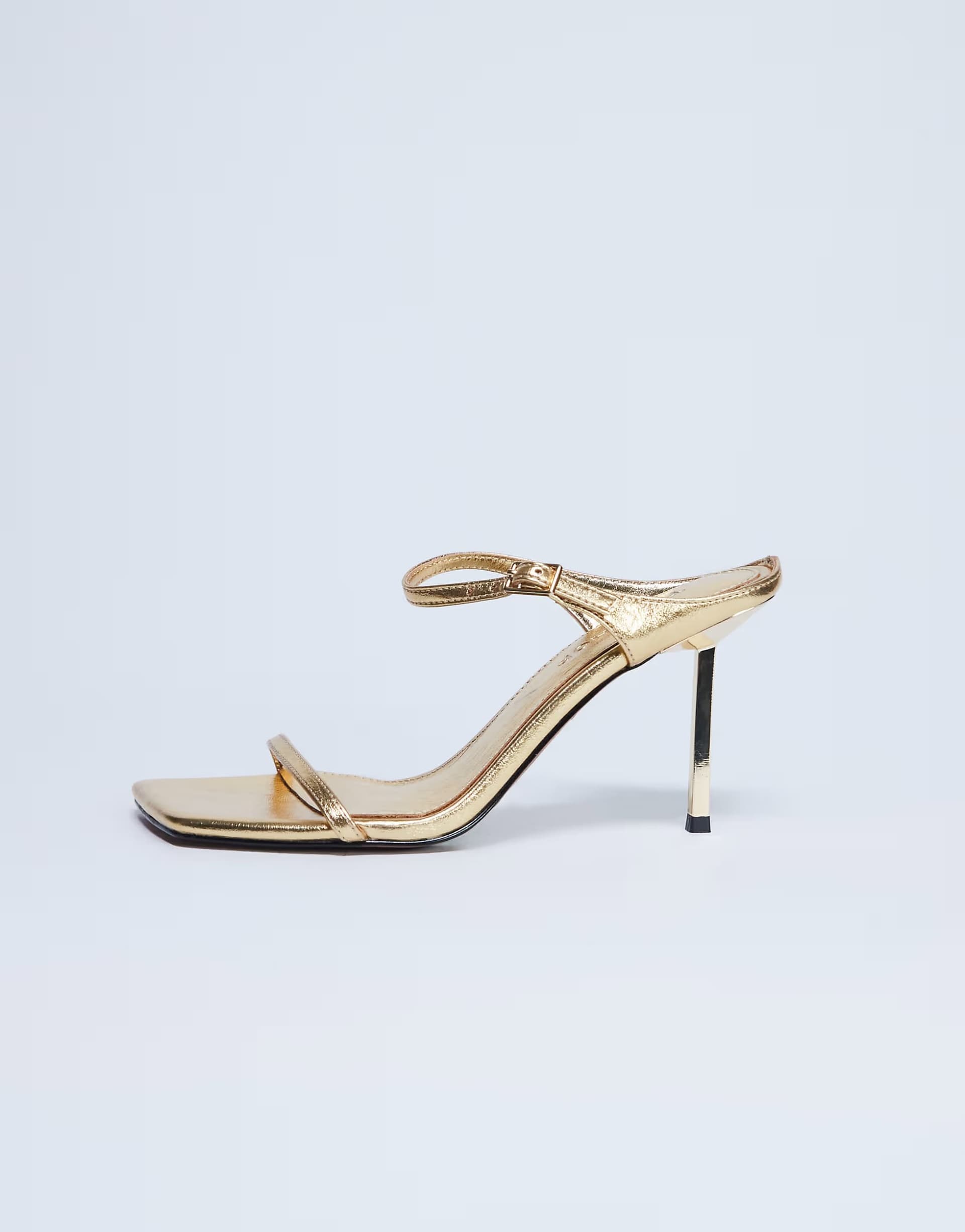 ASOS ASOS Gold Metallic High-Heeled Sandals