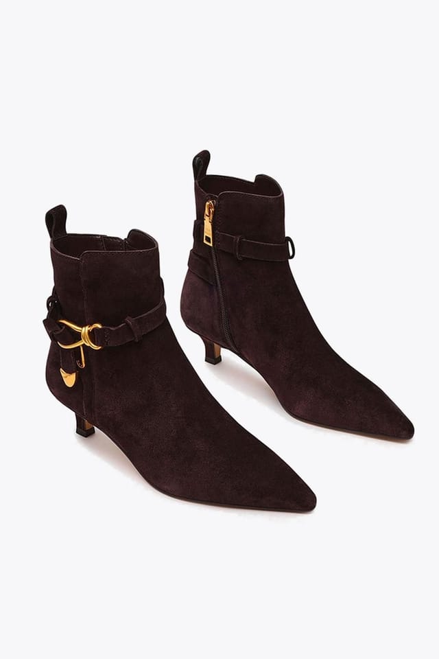 Steve Madden STEVE MADDEN Women's 'Roller Ankle Boot Brown' Suede Boots in Brown - 2