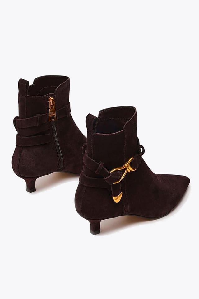 Steve Madden STEVE MADDEN Women's 'Roller Ankle Boot Brown' Suede Boots in Brown - 3
