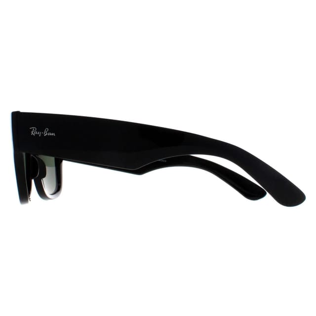 Ray-Ban Ray-Ban Men's Square Polished Black Green Polarized RB0840S Mega Wayfarer - 3