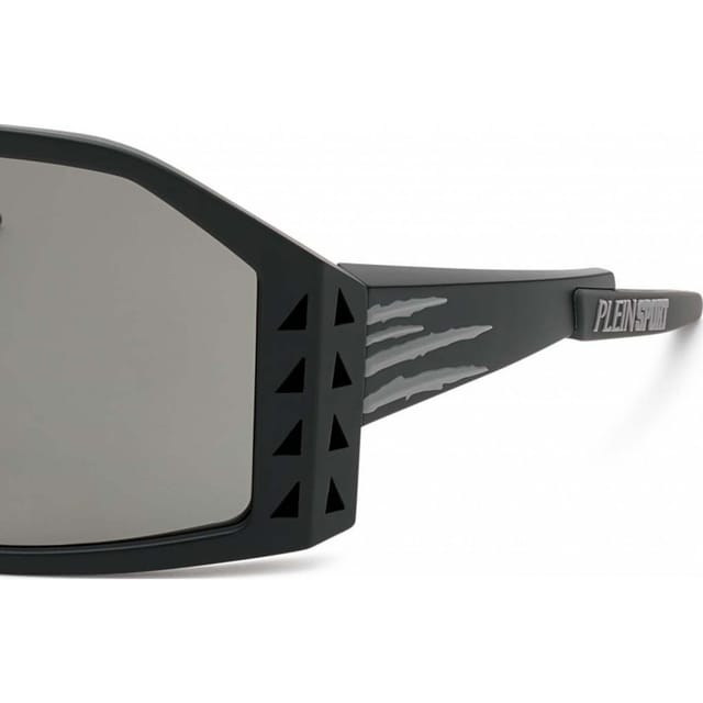 Plein Sport Plein Sport Men's SSP002-610U28 Square/Rectangle Sunglasses in Black - 2
