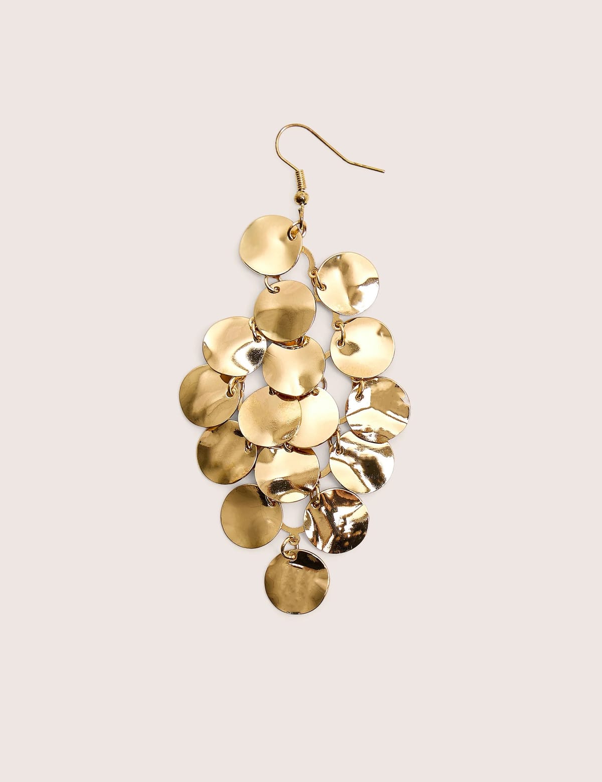 Public Desire Gold Plated Chandelier Droplet Earrings - 1